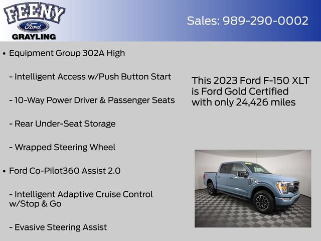 Used 2023 Ford F150 XLT w/ Equipment Group 302A High AWD/4WD image 20