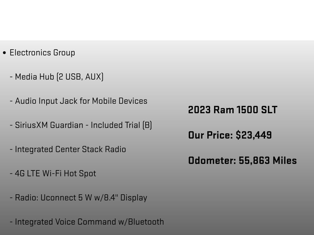 Used 2023 RAM 1500 Classic SLT w/ Trailer & Traction Group image 18
