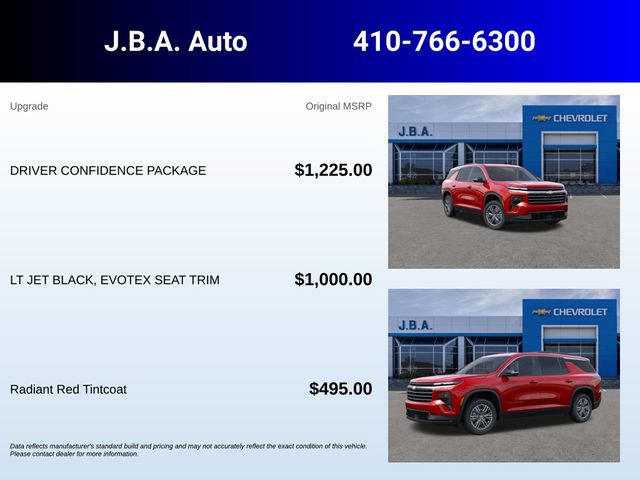 New 2026 Chevrolet Traverse LT w/ Driver Confidence Package FWD image 5