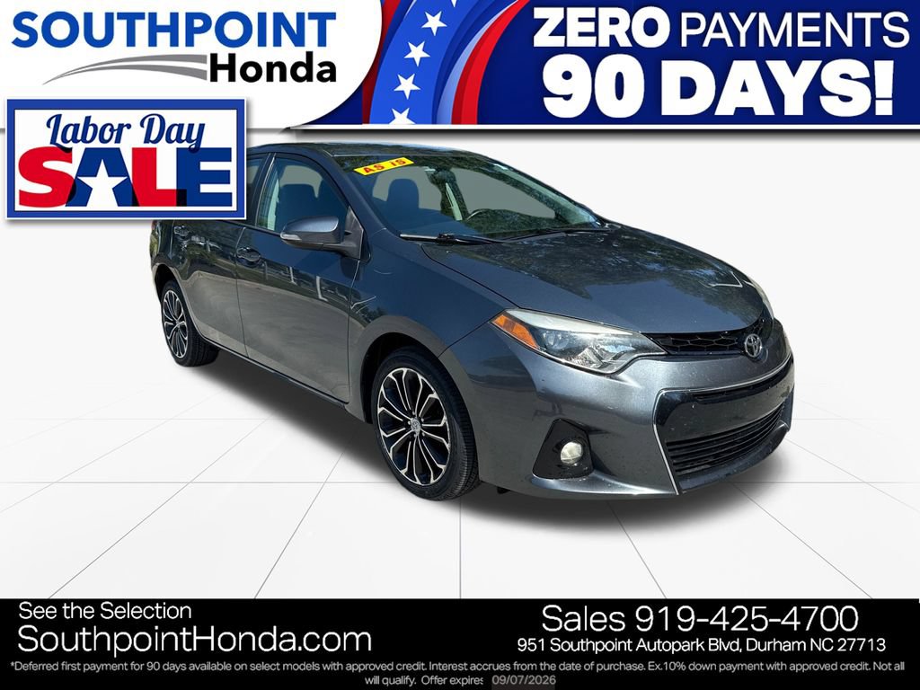 Used 2015 Toyota Corolla S