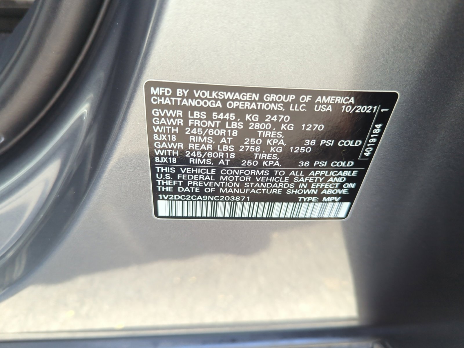 Certified 2022 Volkswagen Atlas Cross Sport SE image 24