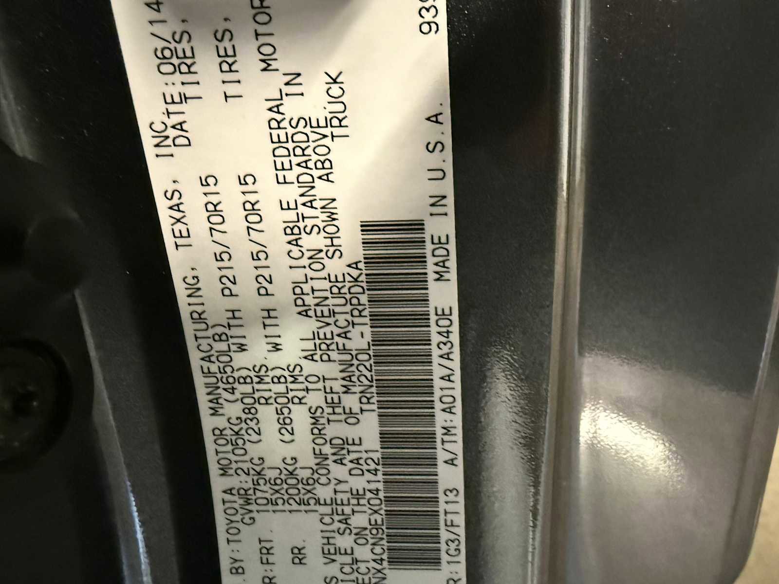 Used 2014 Toyota Tacoma 2WD Regular Cab image 30