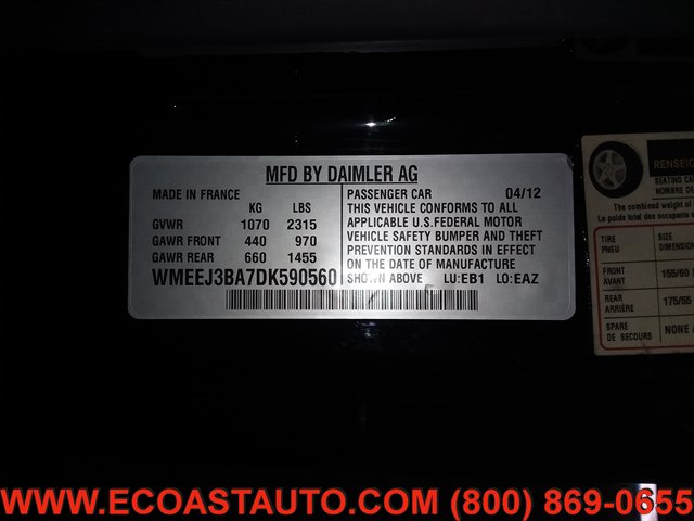 Used 2013 smart fortwo pure RWD image 15
