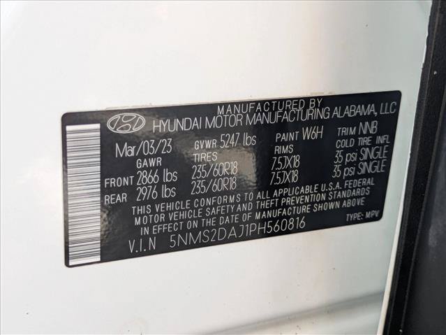 Used 2023 Hyundai Santa Fe SEL AWD/4WD image 23