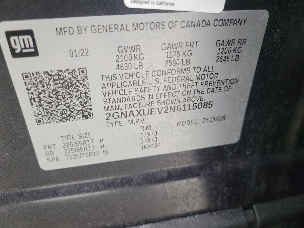 Used 2022 Chevrolet Equinox LT AWD/4WD image 33