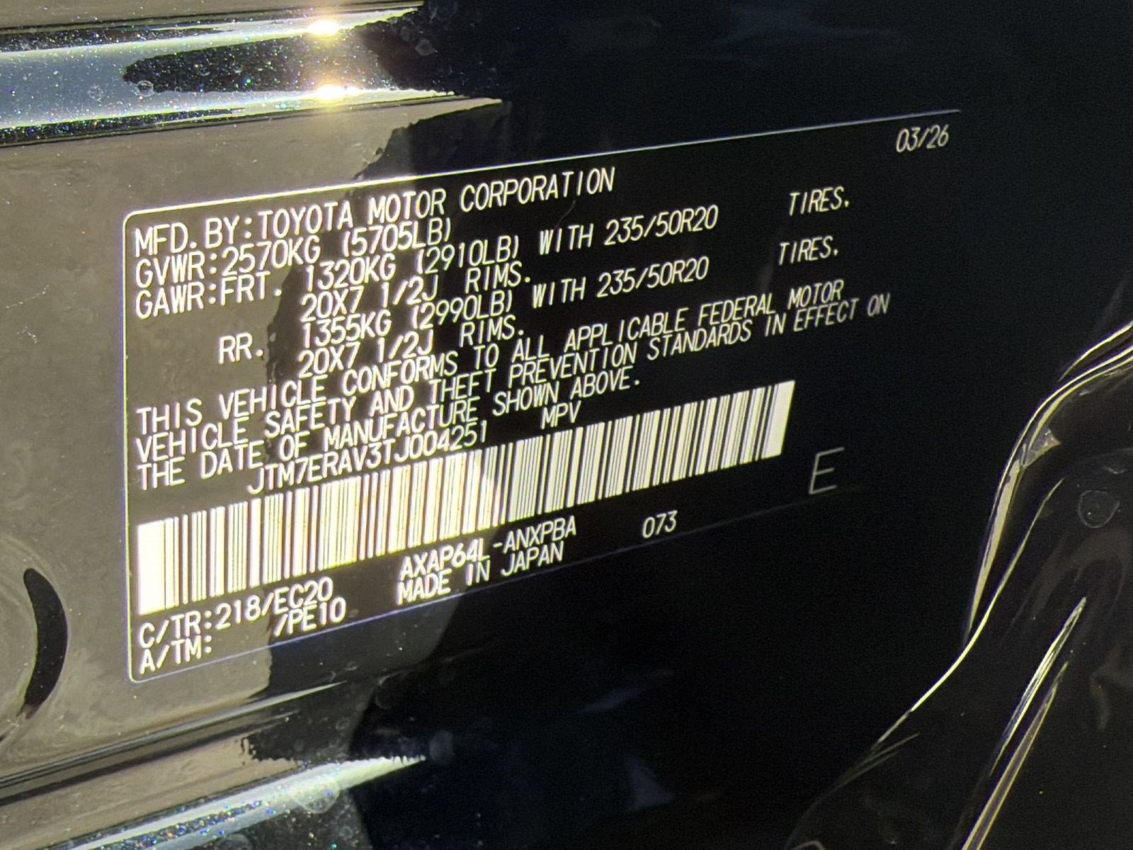 Used 2026 Toyota RAV4 XSE w/ Panoramic Sun Roof Package AWD/4WD image 24