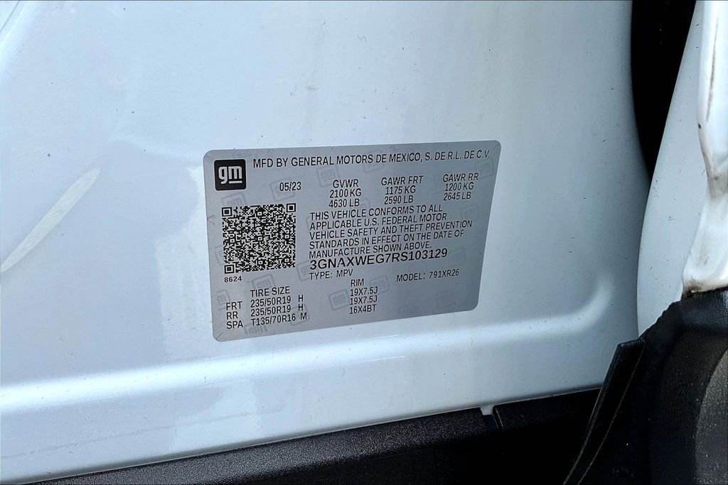 Used 2024 Chevrolet Equinox RS AWD/4WD image 16