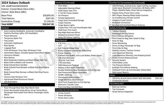 Used 2024 Subaru Outback 2.5i image 33
