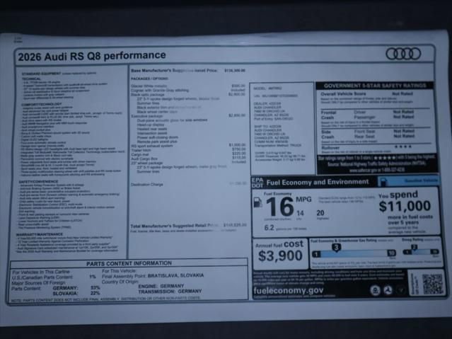 New 2026 Audi RS Q8 performance image 9