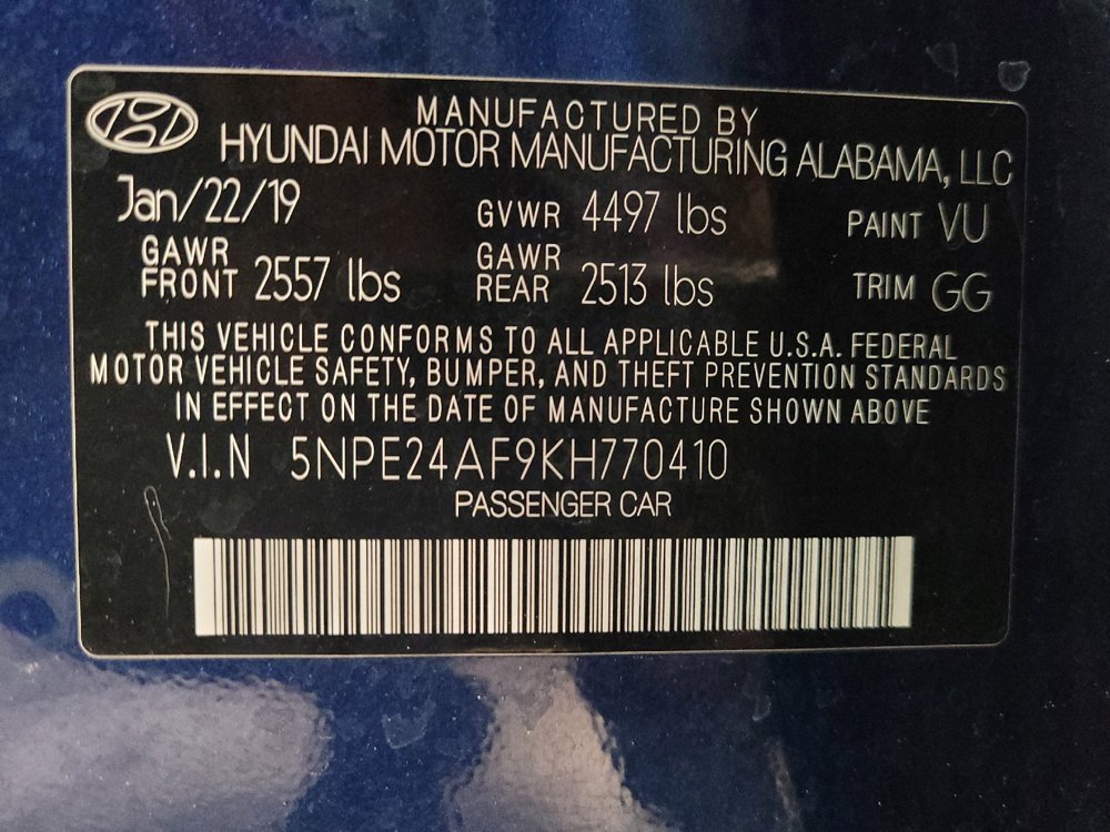 Used 2019 Hyundai Sonata SE FWD image 33