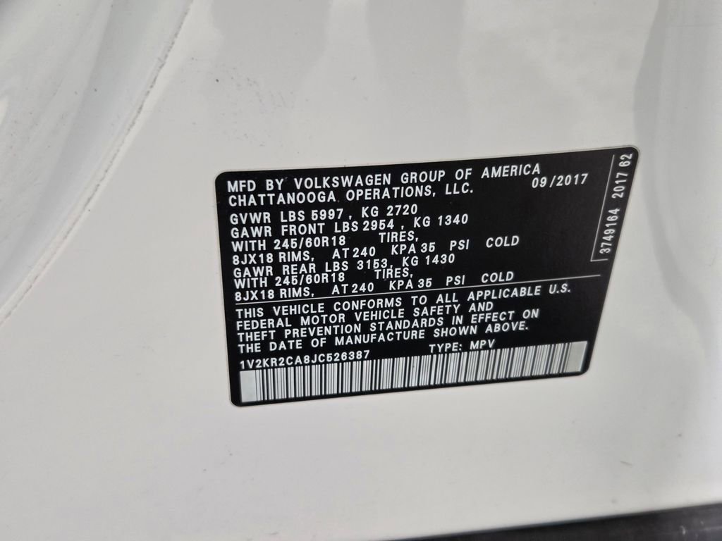 Used 2018 Volkswagen Atlas SE image 23