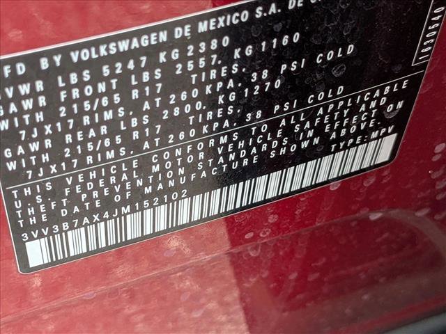 Used 2018 Volkswagen Tiguan SE FWD image 15