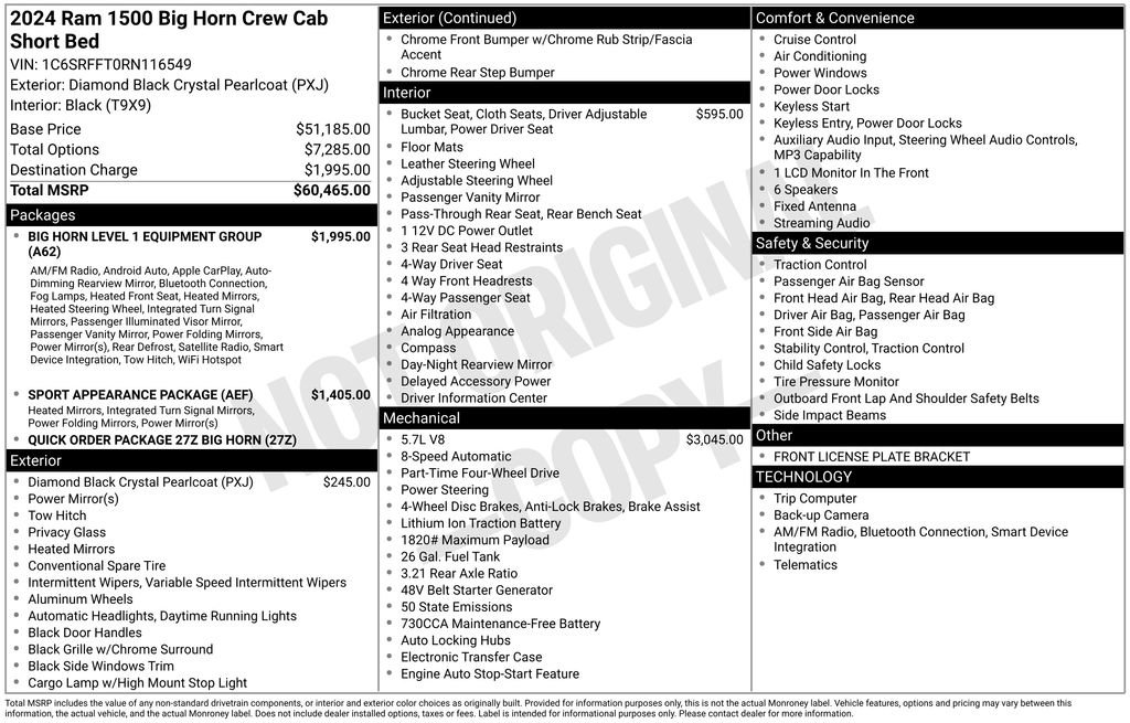 Used 2024 RAM 1500 Big Horn image 21
