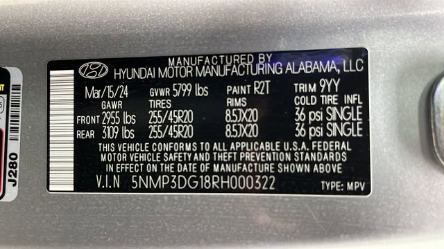Used 2024 Hyundai Santa Fe Limited AWD/4WD image 37