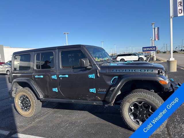 Used 2021 Jeep Wrangler Unlimited Rubicon 4xe w/ Steel Bumper Group AWD/4WD image 4