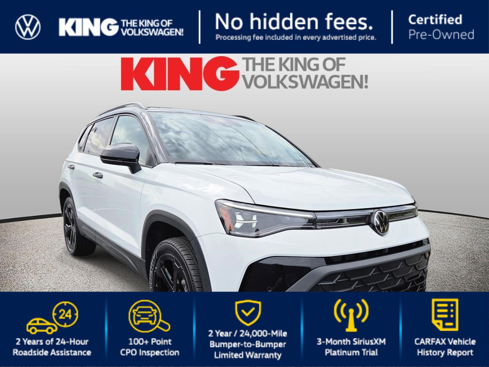 Certified 2025 Volkswagen Taos SE AWD/4WD image 1