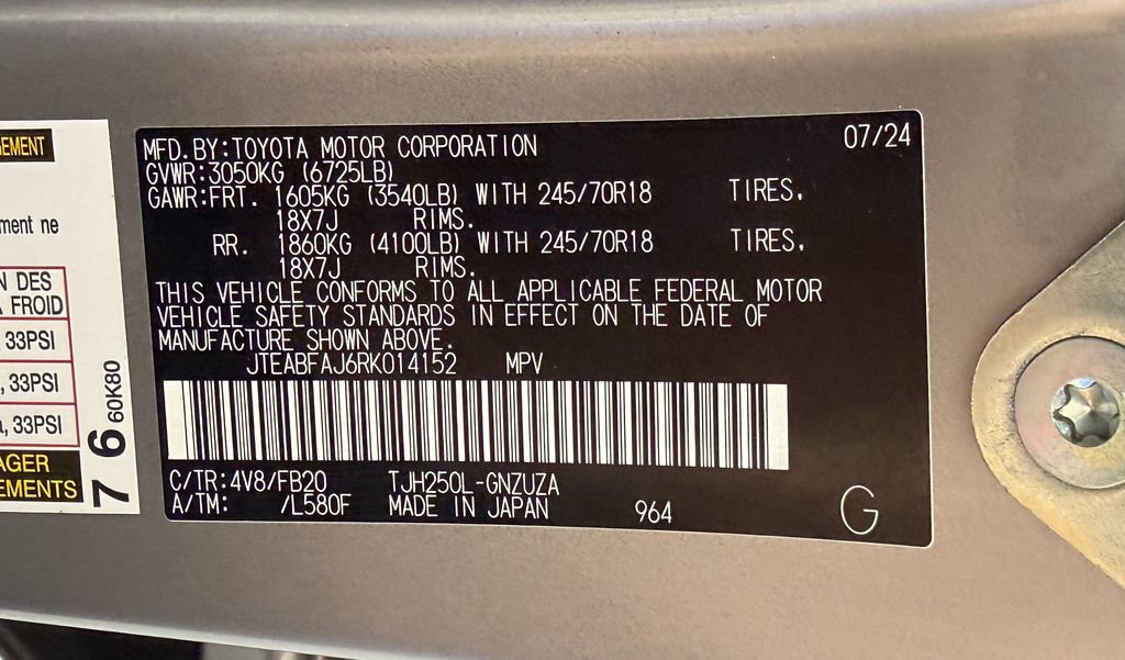 Used 2024 Toyota Land Cruiser 1958 AWD/4WD image 17