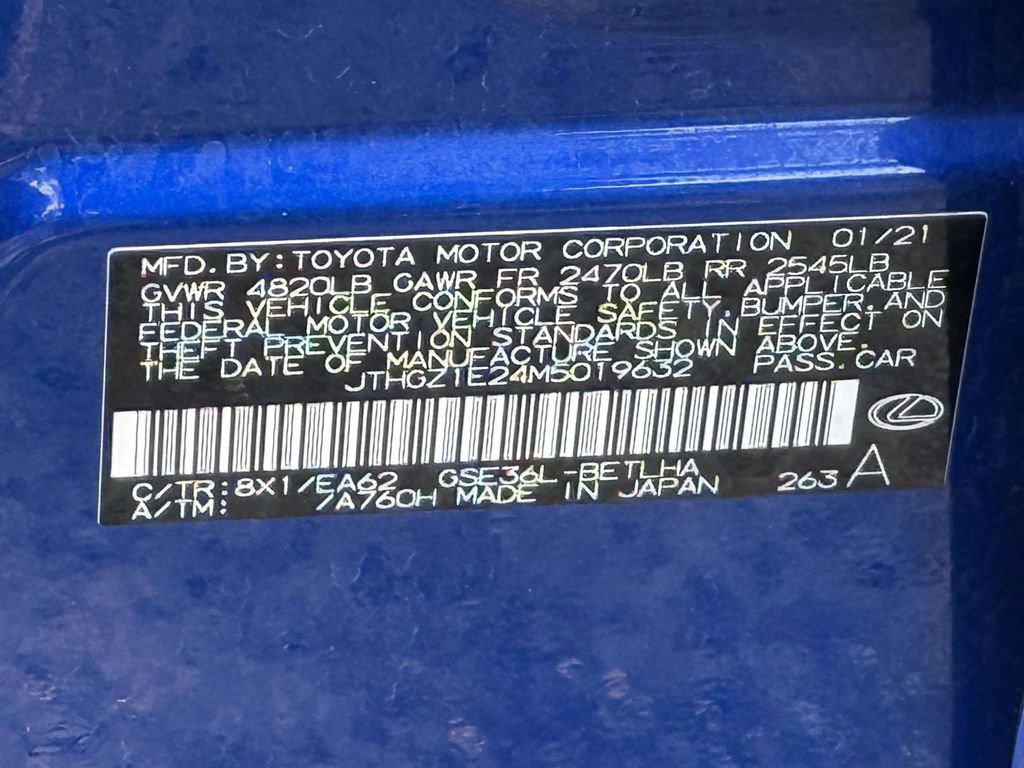 Used 2021 Lexus IS 350 F Sport w/ Navigation Package AWD/4WD image 32