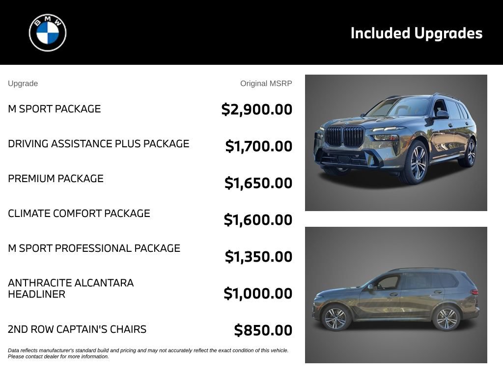 New 2027 BMW X7 xDrive40i w/ M Sport Package AWD/4WD image 4
