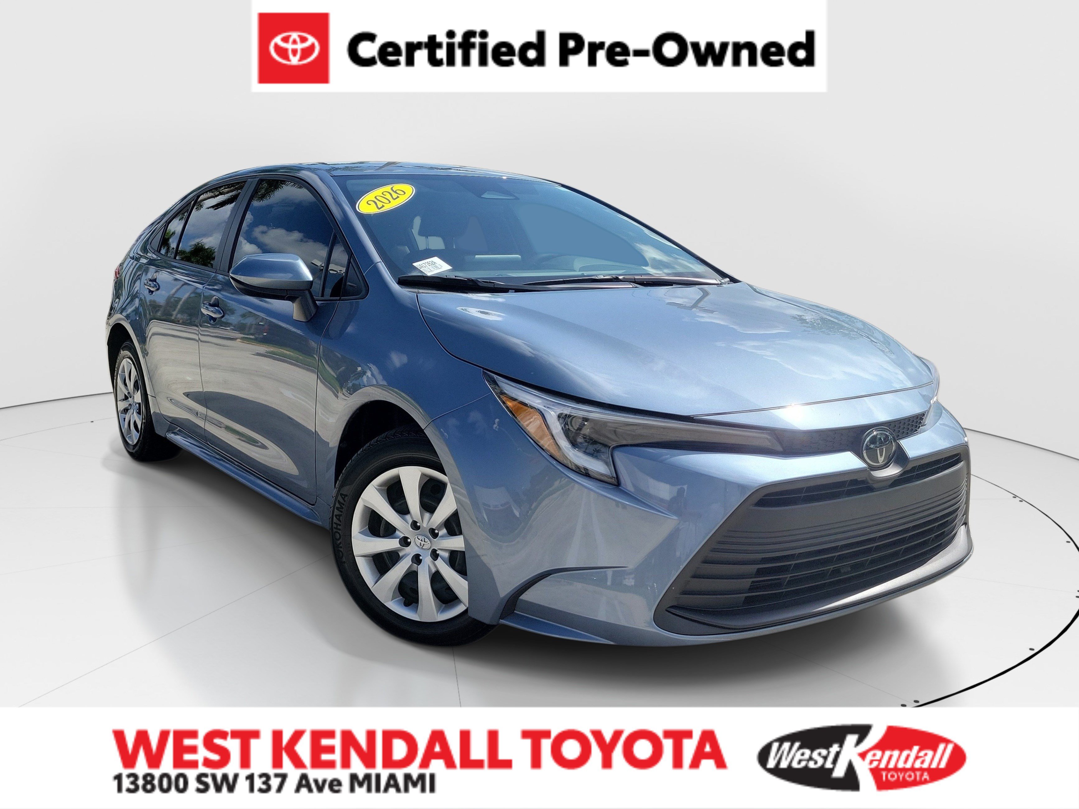 Certified 2026 Toyota Corolla LE FWD image 1