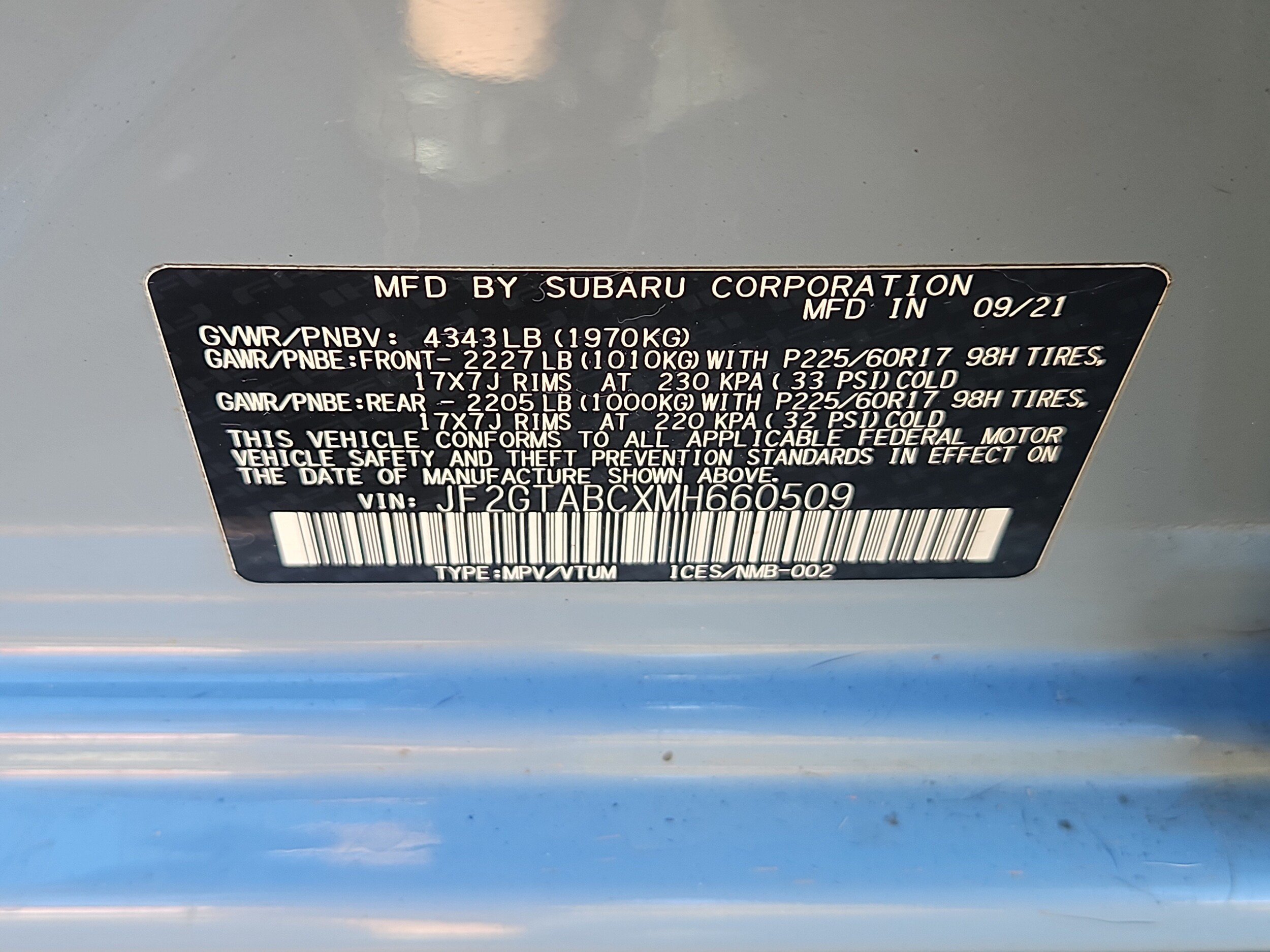 Used 2021 Subaru Crosstrek 2.0i AWD/4WD image 7