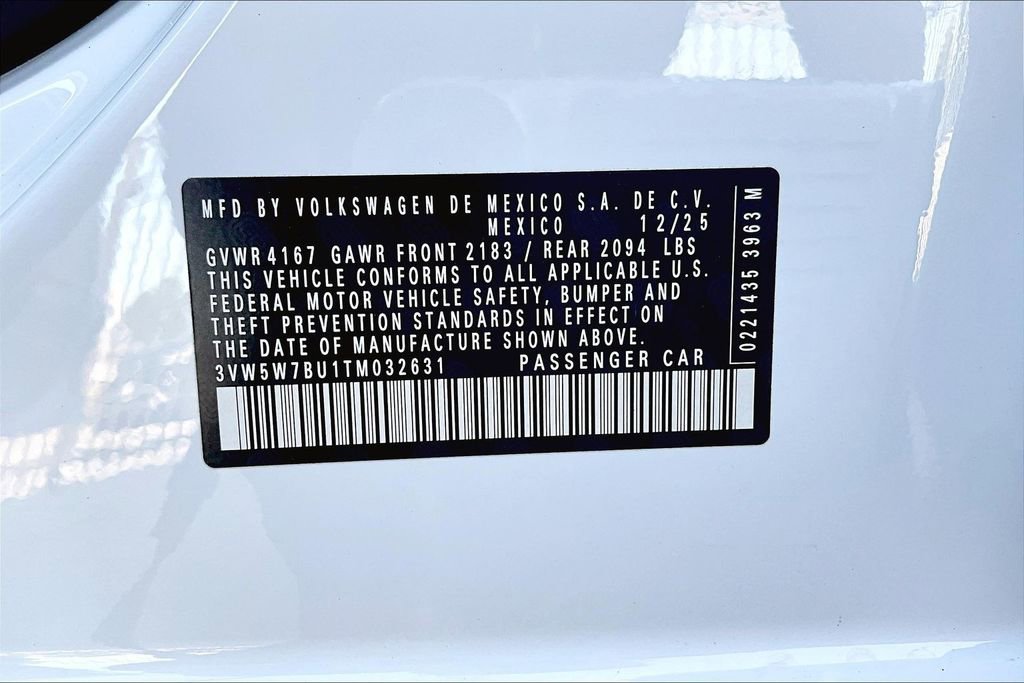 New 2026 Volkswagen Jetta S image 8