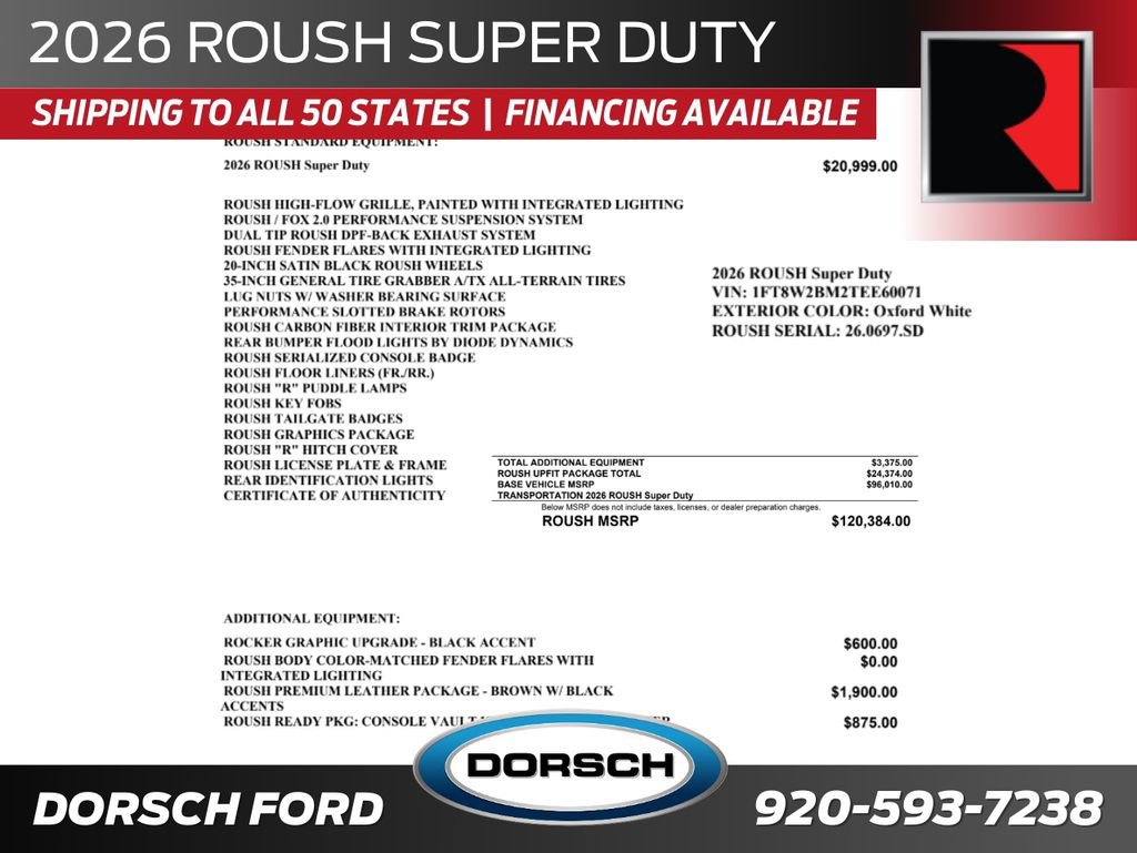 New 2026 Ford F250 Lariat w/ Black Appearance Package AWD/4WD image 2