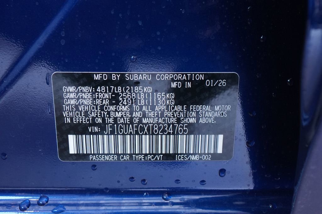 New 2026 Subaru Impreza 2.0i Sport image 36