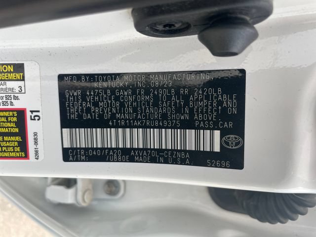 Used 2024 Toyota Camry LE w/ Convenience Package FWD image 26