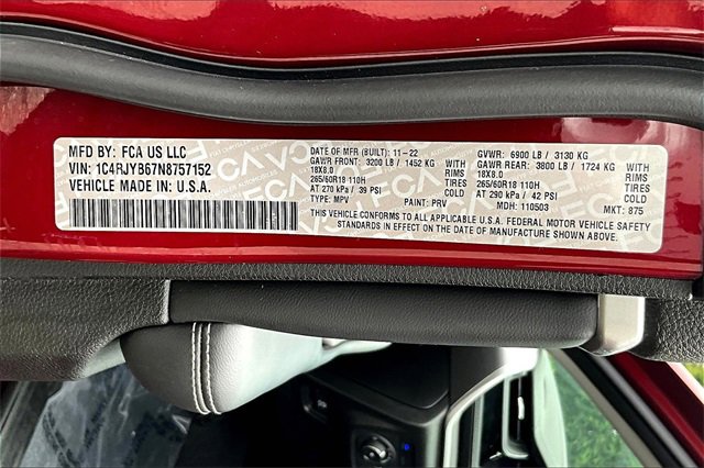 Used 2022 Jeep Grand Cherokee Limited 4xe w/ MOPAR Finishing Package image 16