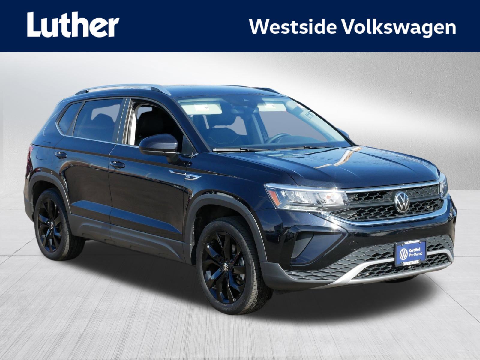 Certified 2023 Volkswagen Taos SE w/ Black Wheel Package image 1