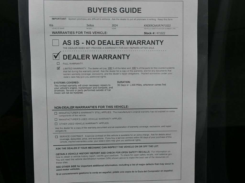 Used 2024 Kia Seltos EX image 37