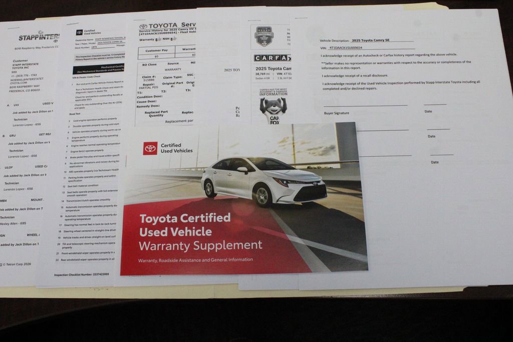 Certified 2025 Toyota Camry SE FWD image 29