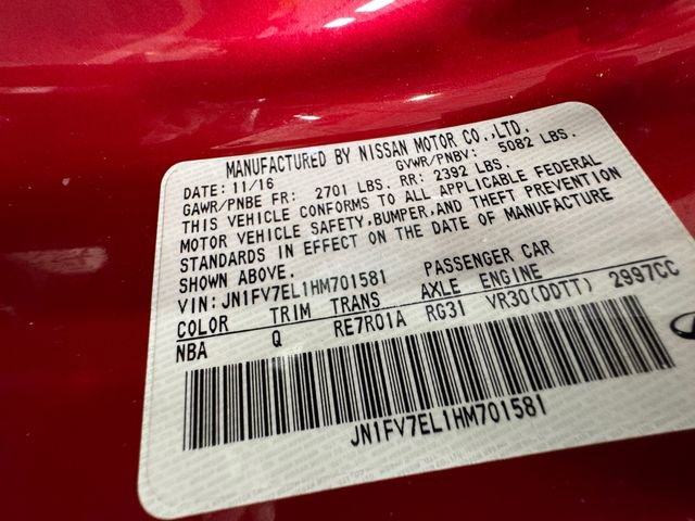 Used 2017 INFINITI Q60 Red Sport 400 image 27