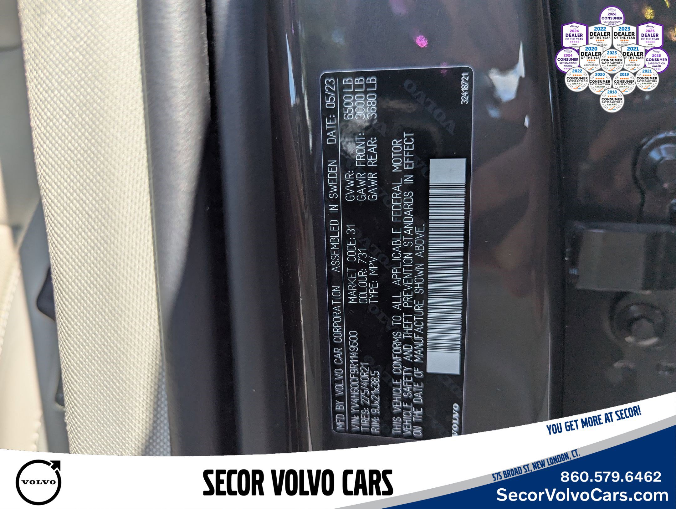 Certified 2024 Volvo XC90 T8 Ultimate image 27