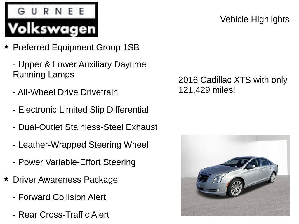 Used 2016 Cadillac XTS Luxury w/ Driver Awareness Package AWD/4WD image 7