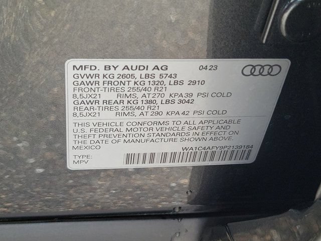 Certified 2023 Audi SQ5 Prestige AWD/4WD image 32