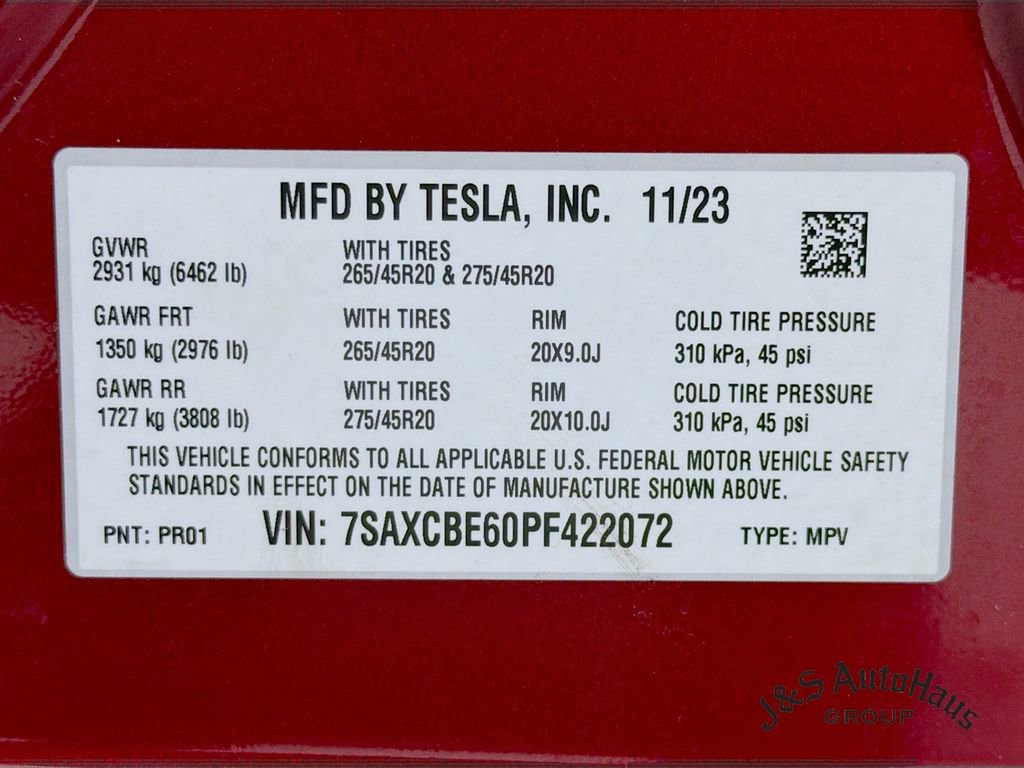 Used 2023 Tesla Model X Plaid image 41