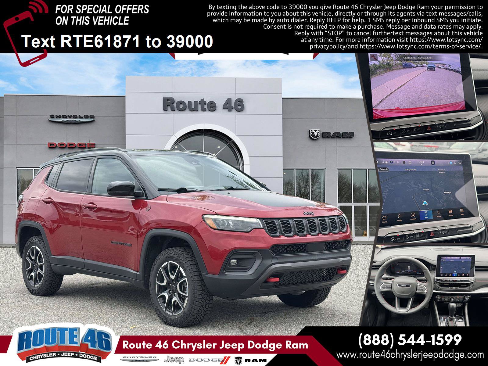 Used 2025 Jeep Compass Trailhawk w/ Trailhawk Elite Group AWD/4WD image 1