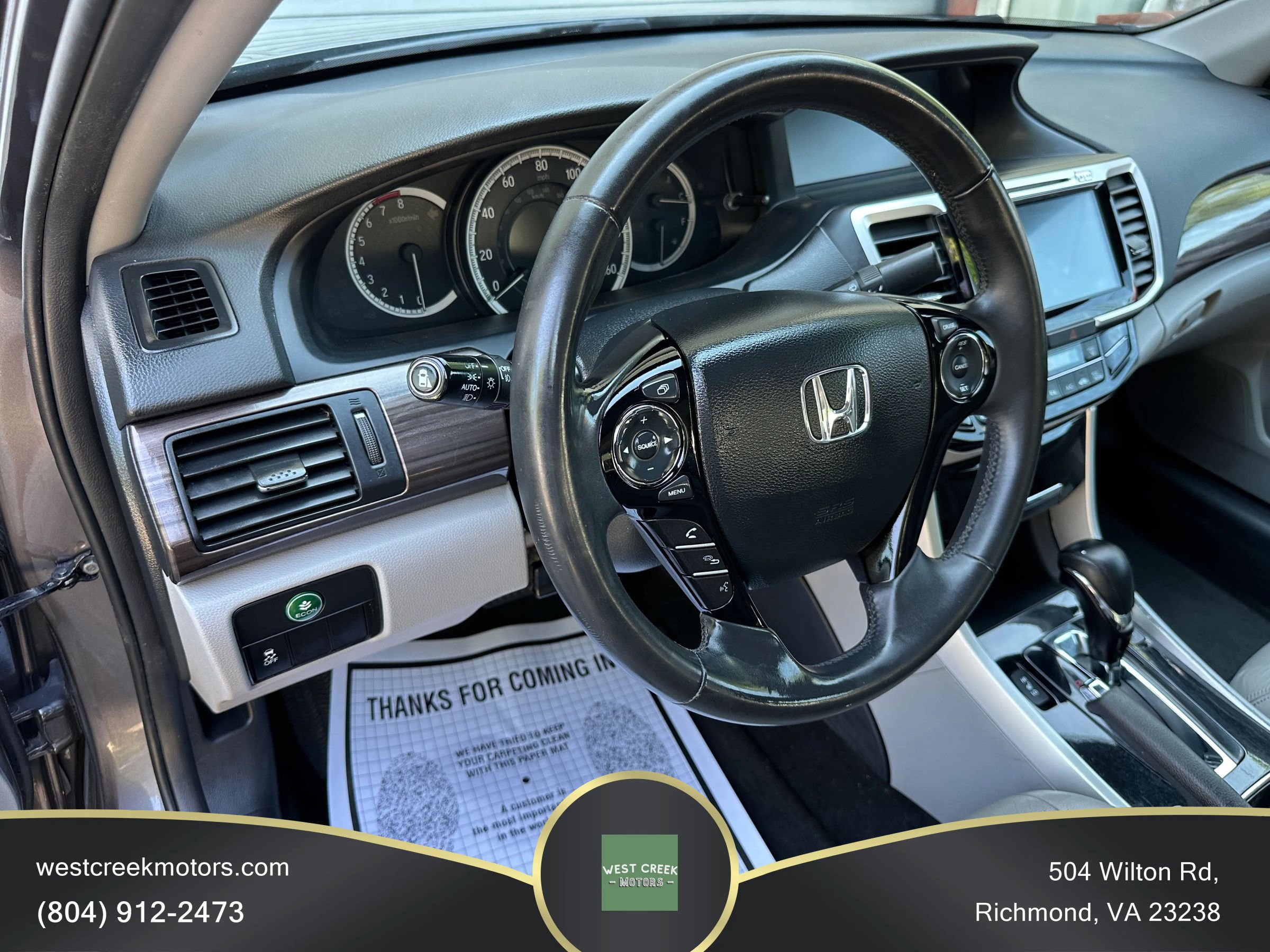 Used 2017 Honda Accord EX-L image 9