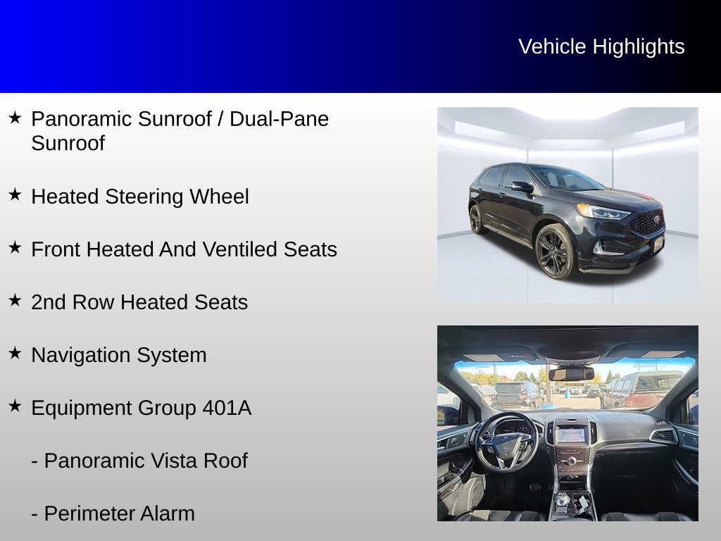 Used 2019 Ford Edge ST w/ Equipment Group 401A AWD/4WD image 8