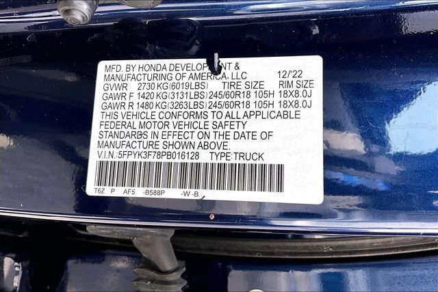 Certified 2023 Honda Ridgeline RTL-E image 19