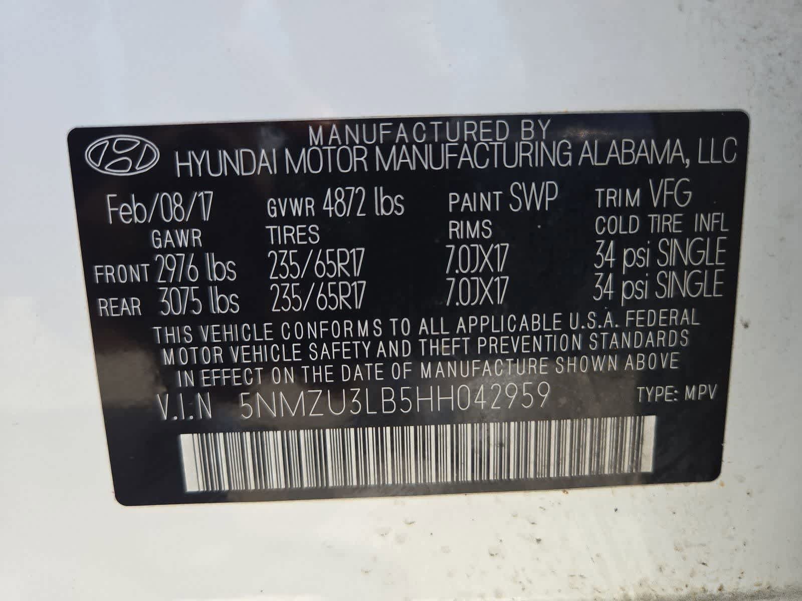 Used 2017 Hyundai Santa Fe Sport FWD image 33