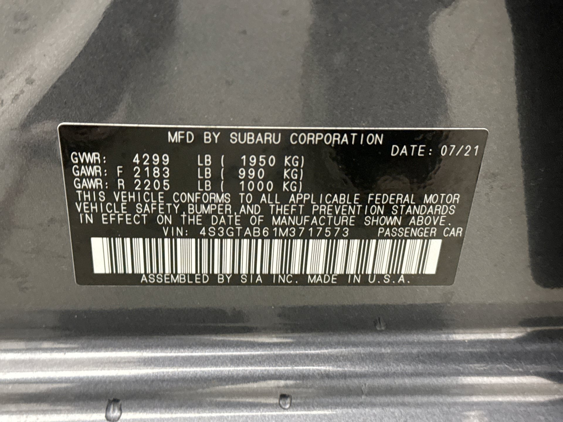 Used 2021 Subaru Impreza 2.0i AWD/4WD image 11