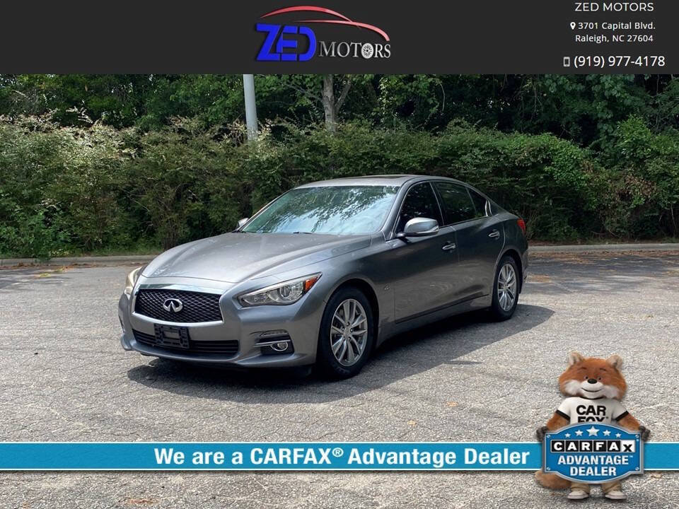 Used 2016 INFINITI Q50 Premium w/ 2.0T Premium Plus Package AWD/4WD image 1