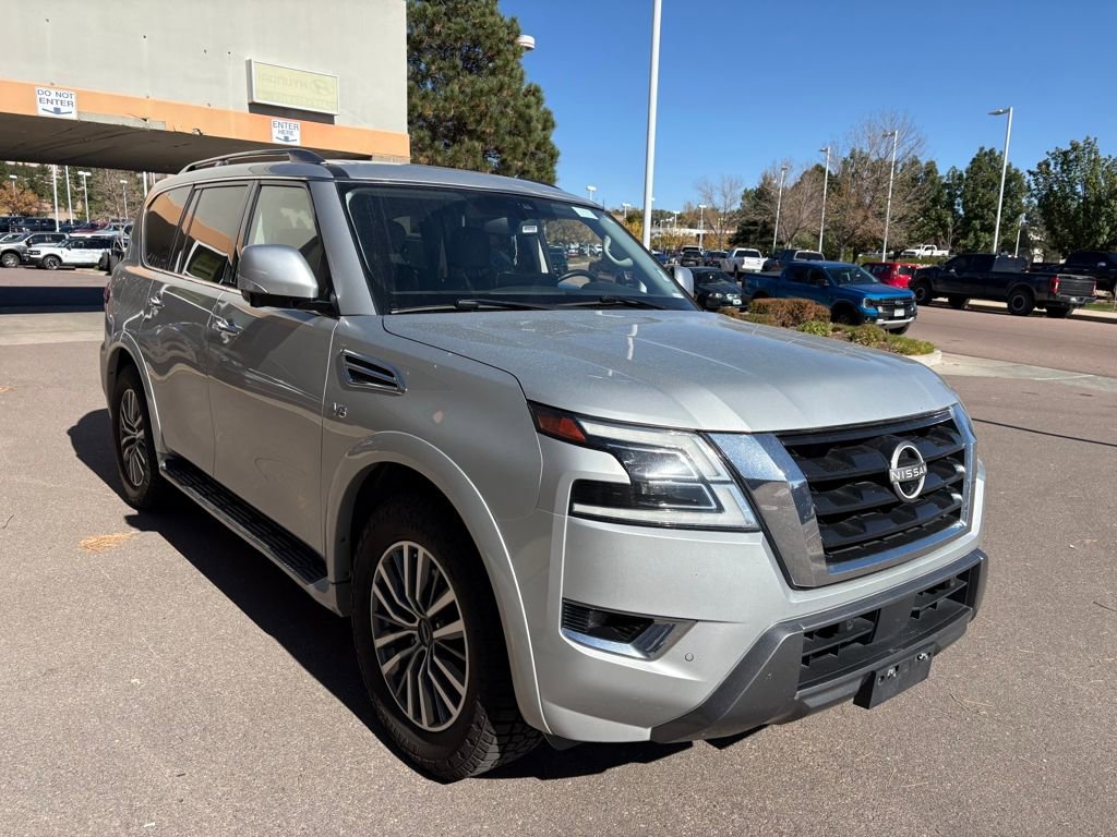 Used 2021 Nissan Armada SL w/ Captain's Chairs Package