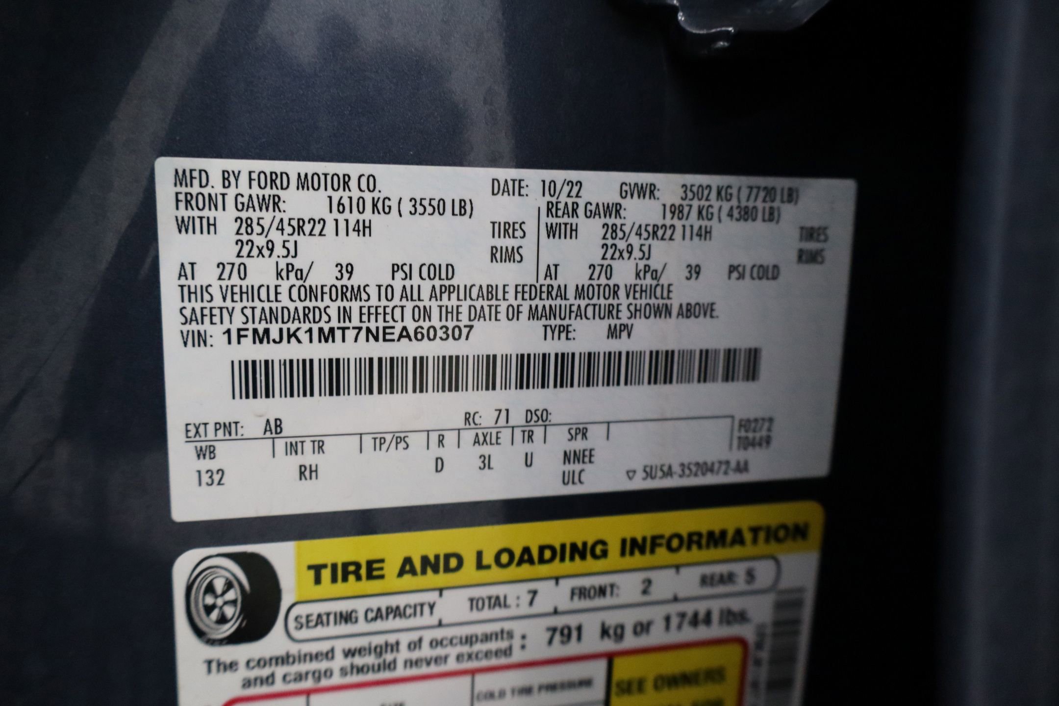 Used 2022 Ford Expedition Max Platinum AWD/4WD image 33