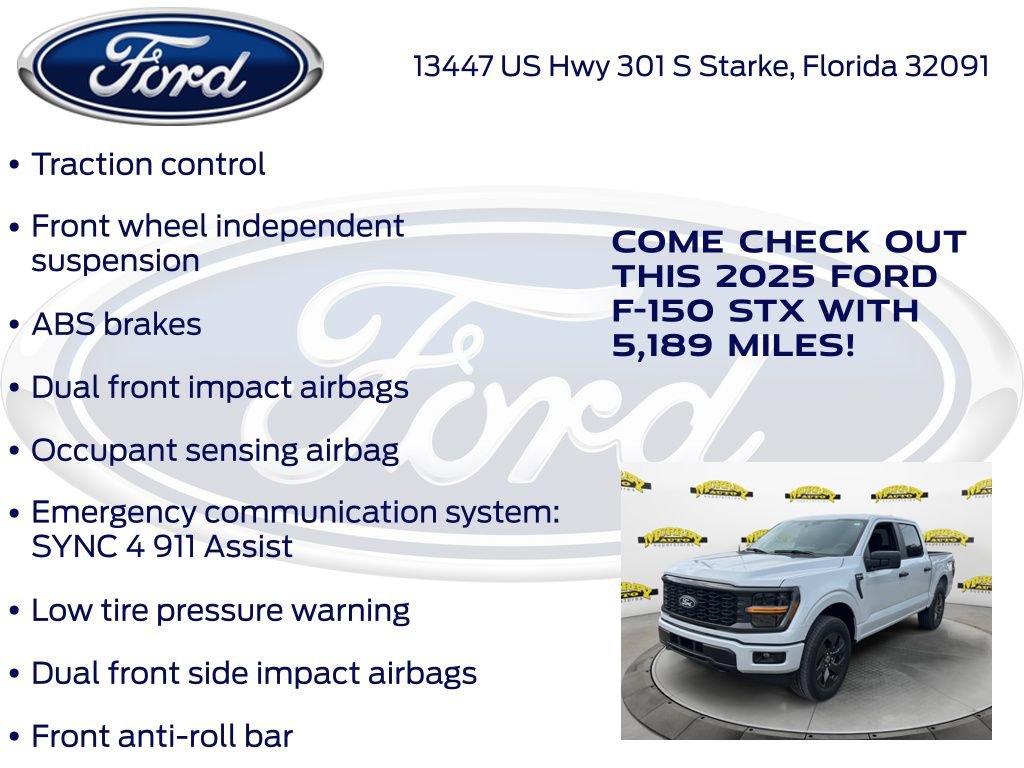 New 2025 Ford F150 STX w/ Equipment Group 200A image 20