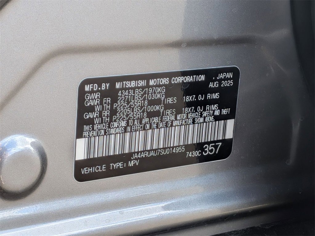 New 2025 Mitsubishi Outlander Sport ES image 30