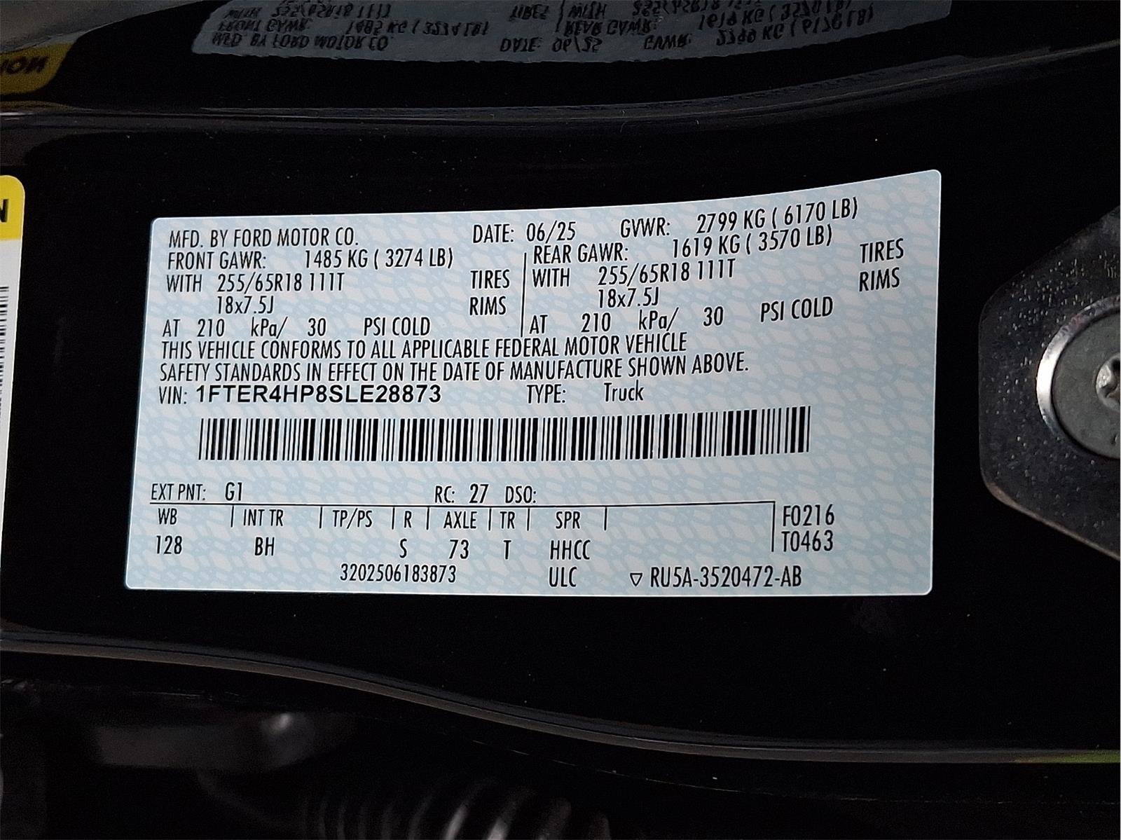 New 2025 Ford Ranger XLT AWD/4WD image 16